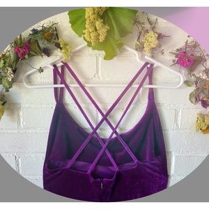 Vintage Amethyst Velvet Bodycon